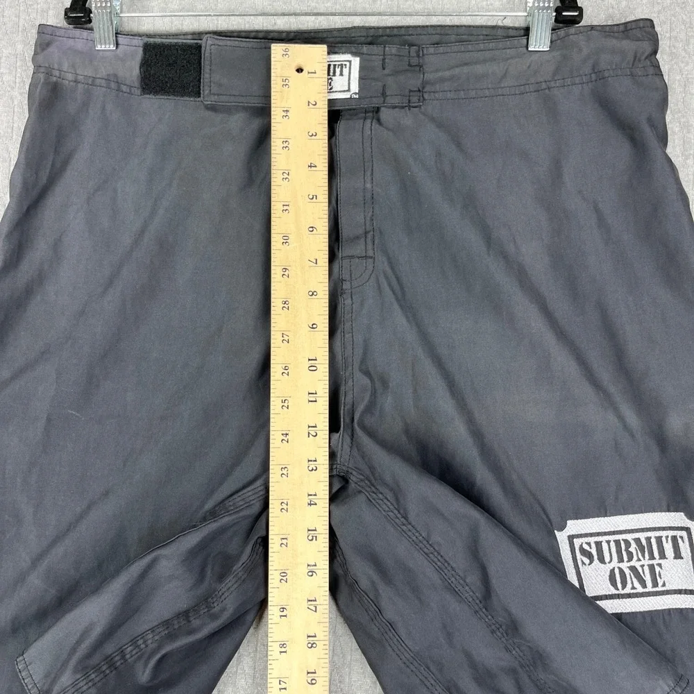 Submit One MMA Fight Shorts Men 40 Black UFC Tribal Dragon Grappling Combat Gear